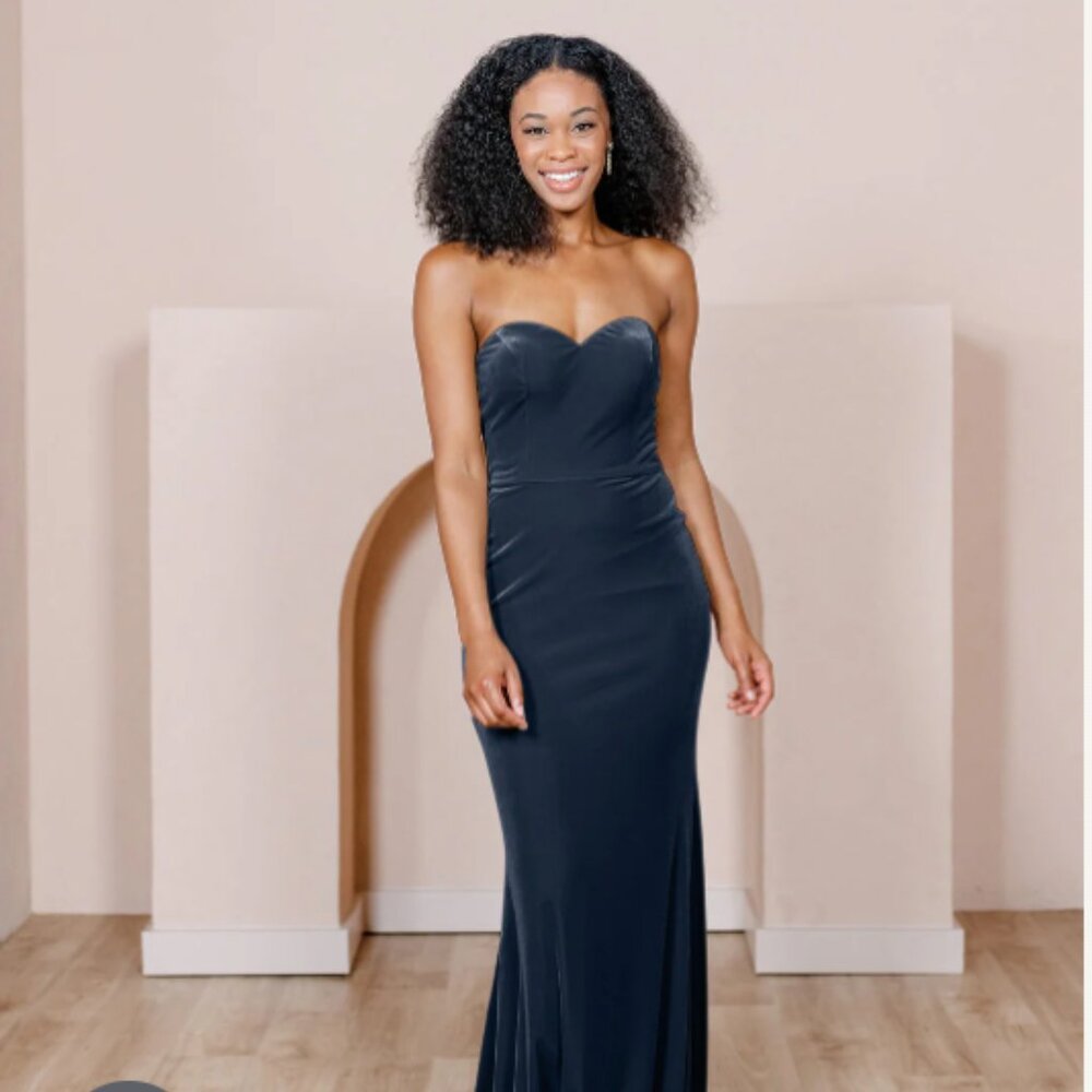 Revelry Navy Blue Maxi Dress